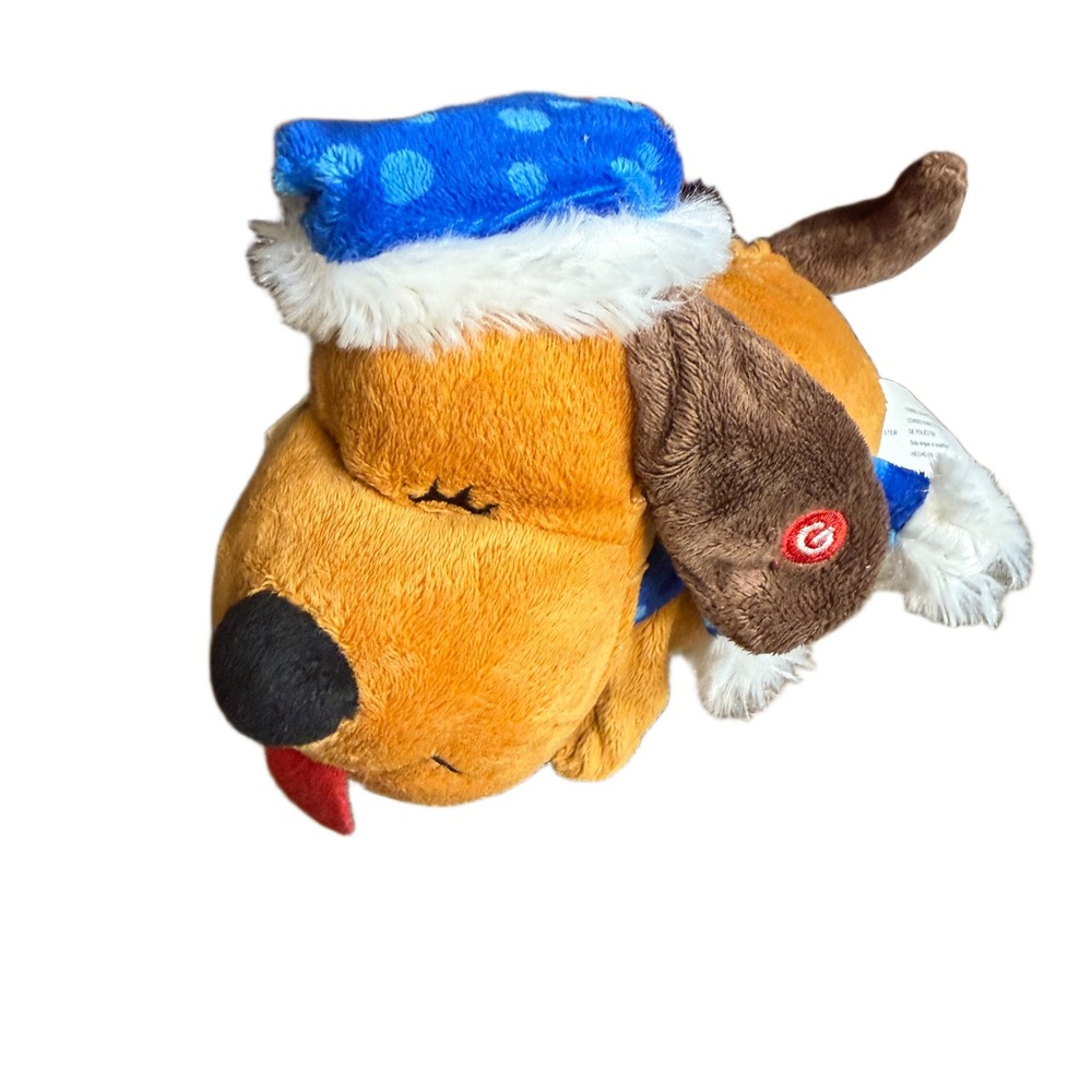 Gemmy Home Accents Holiday Animated Christmas Dog Sings Blue Christmas Plush Toy